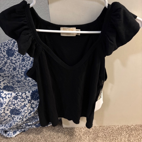 Nation, LTD black sleeveless blouse new with tags medium - Picture 3 of 6